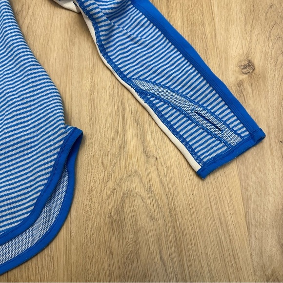 Lululemon Runder Under Long Sleeve
Mini Check Pique Beaming Blue Polar Cream - Picture 9 of 12